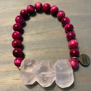 Mineral Collection Raspberry Wine Bracelet *RETIRED*